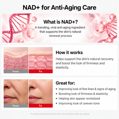 Fight Wrinkles & Sagging Skin with NAD+ Firming Serum